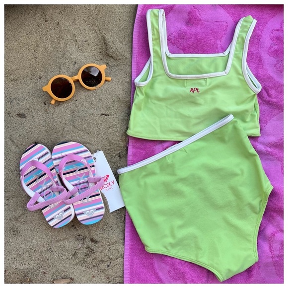 Ralph Lauren Square Neckline Tankini High Waist Bikini - Picture 5 of 7